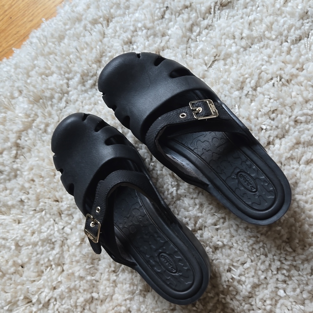 Dr Scholls platform clogs